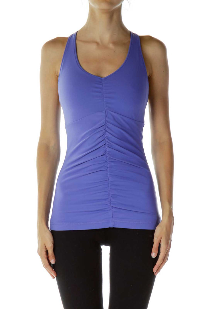 Purple Racerback Yoga Top