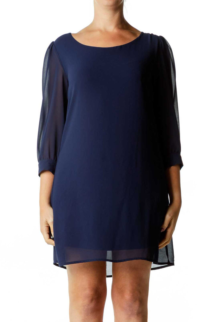 Navy Shift Dress