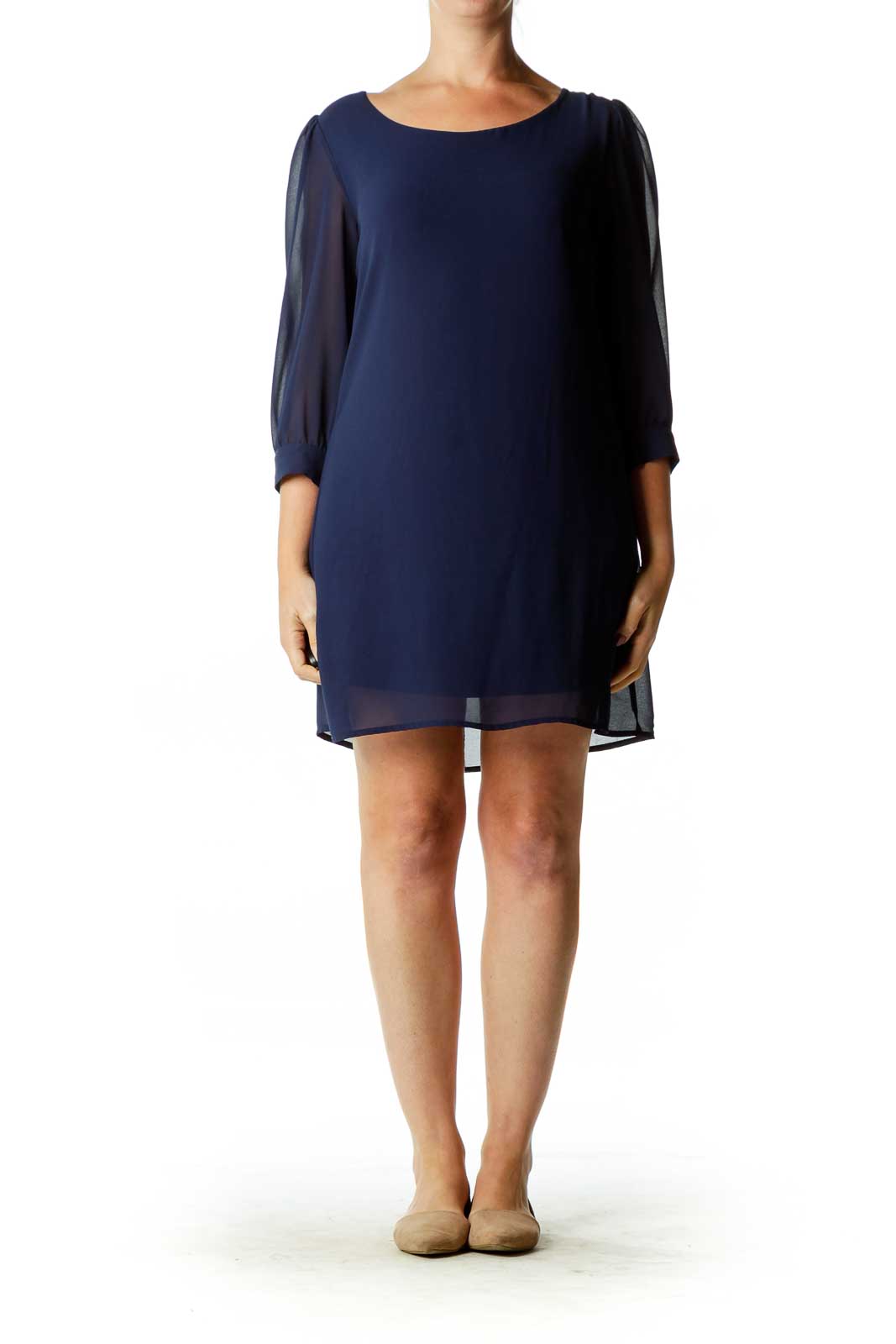 Navy Shift Dress