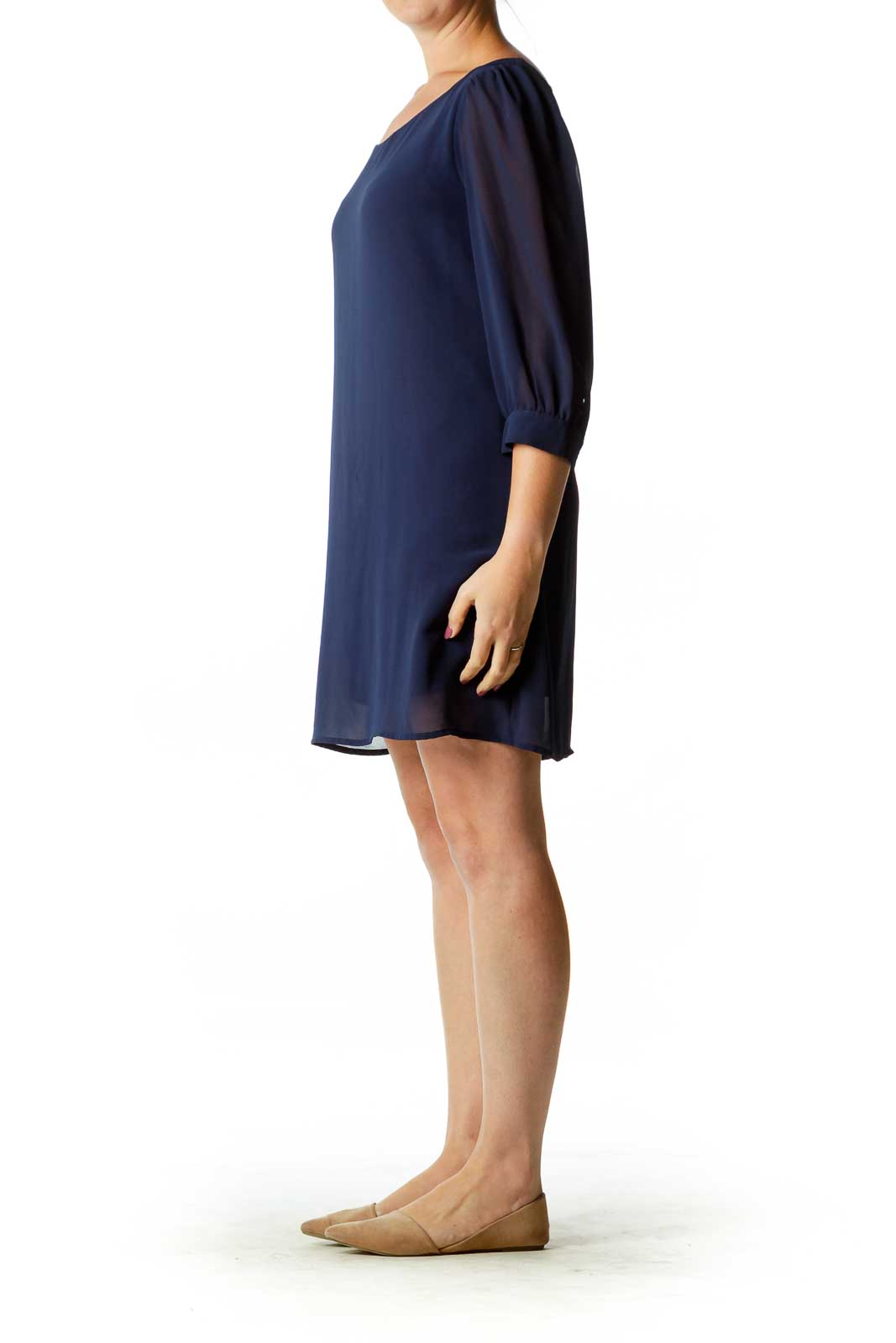 Navy Shift Dress