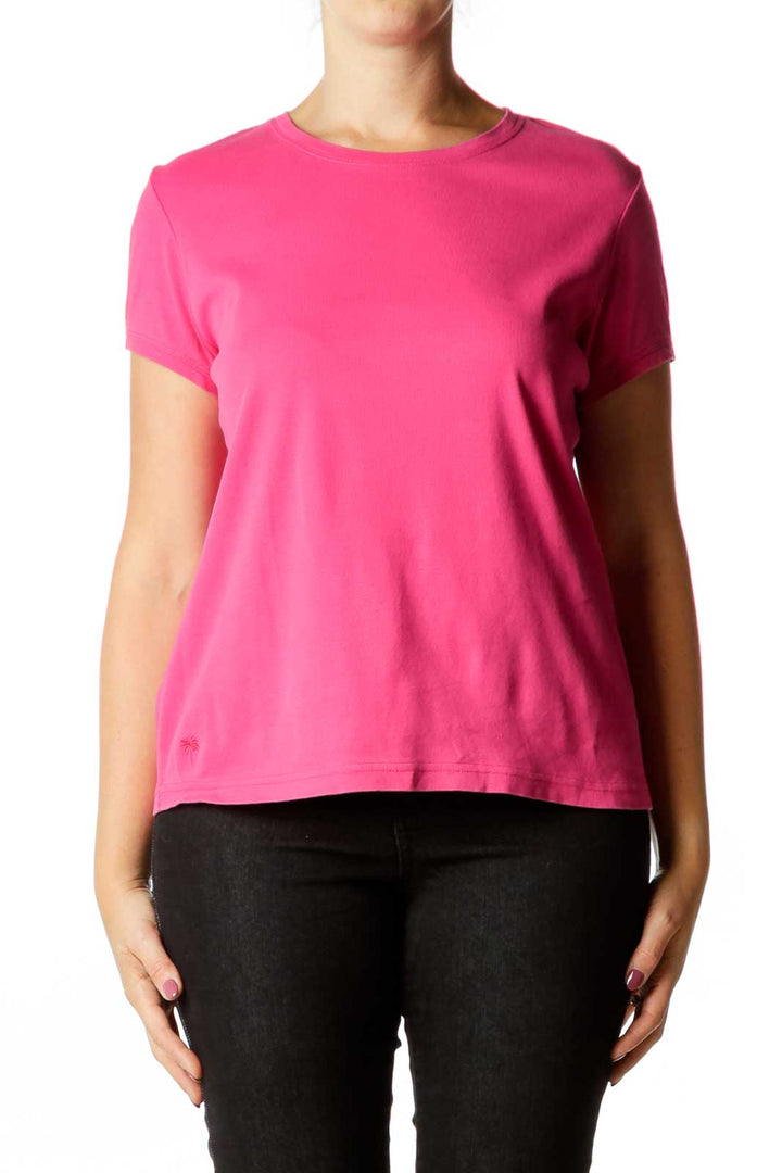 Pink Fitted T-Shirt