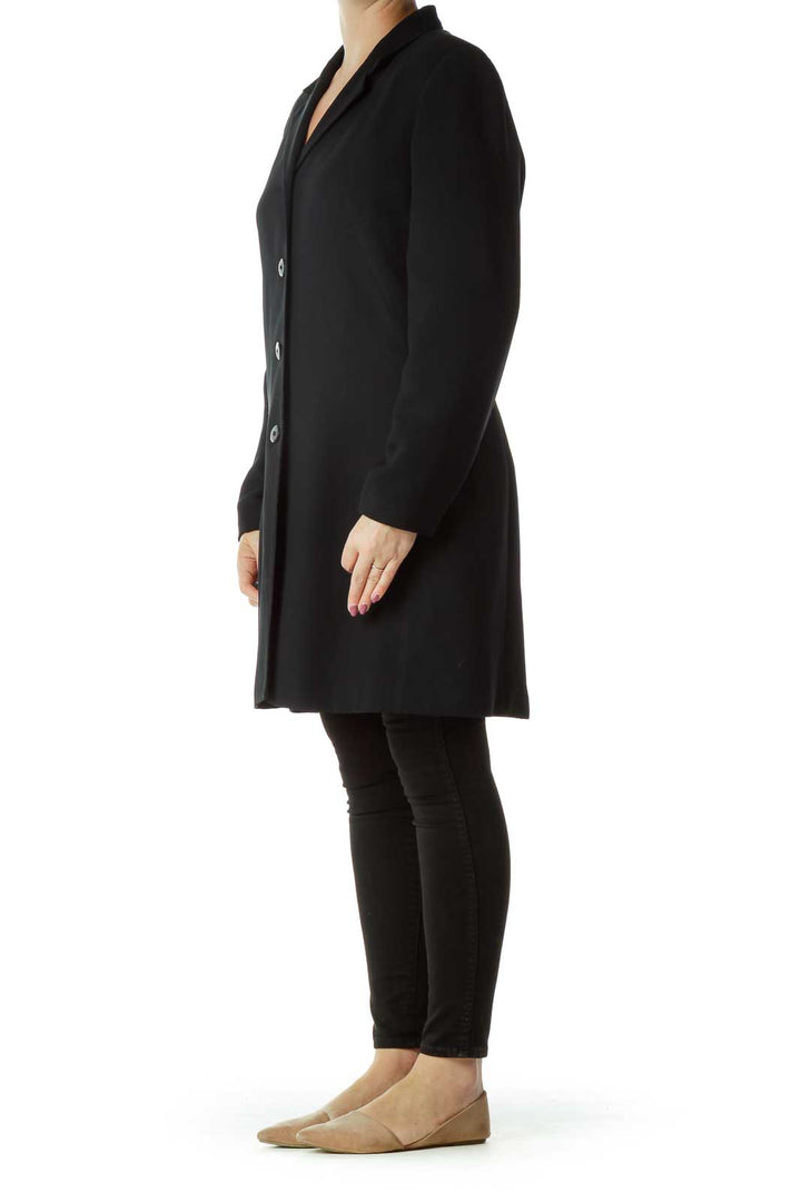 Black Collared Coat