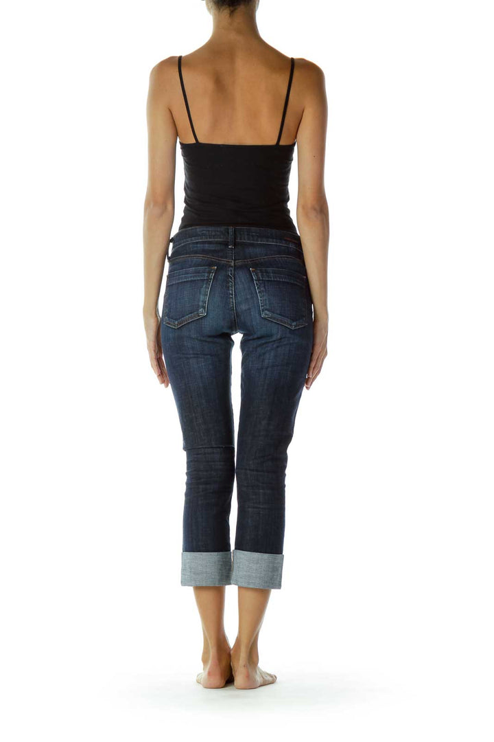 Denim Straight-Leg Jeans