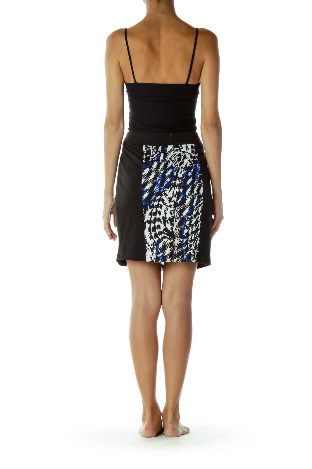 Black & White Pencil Skirt