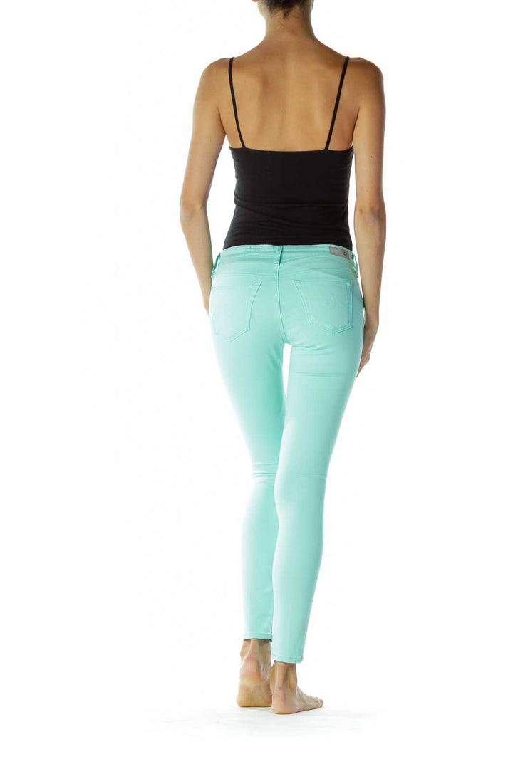 Green Skinny Jeans