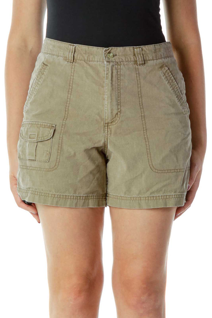 Brown Cargo Shorts