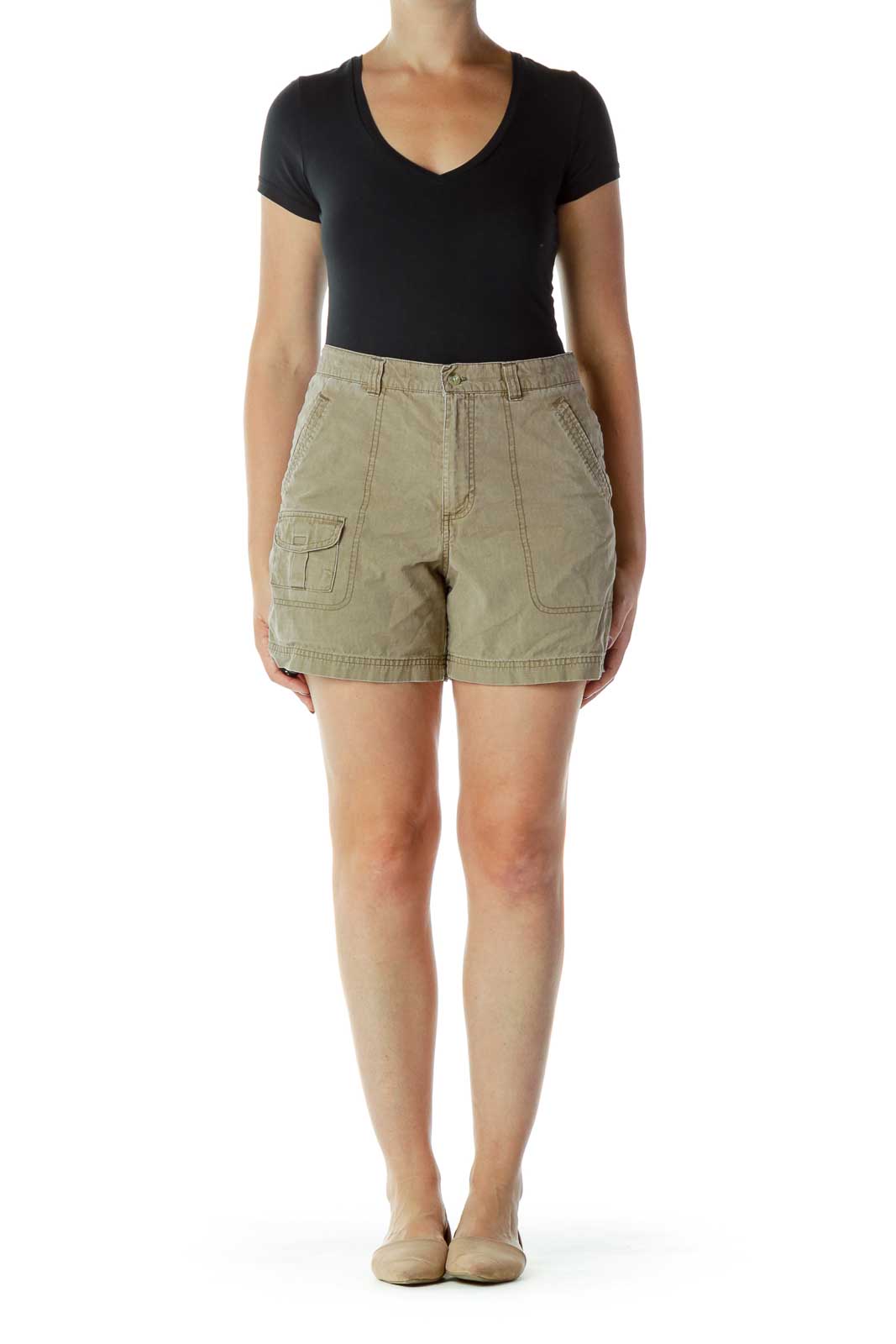 Brown Cargo Shorts