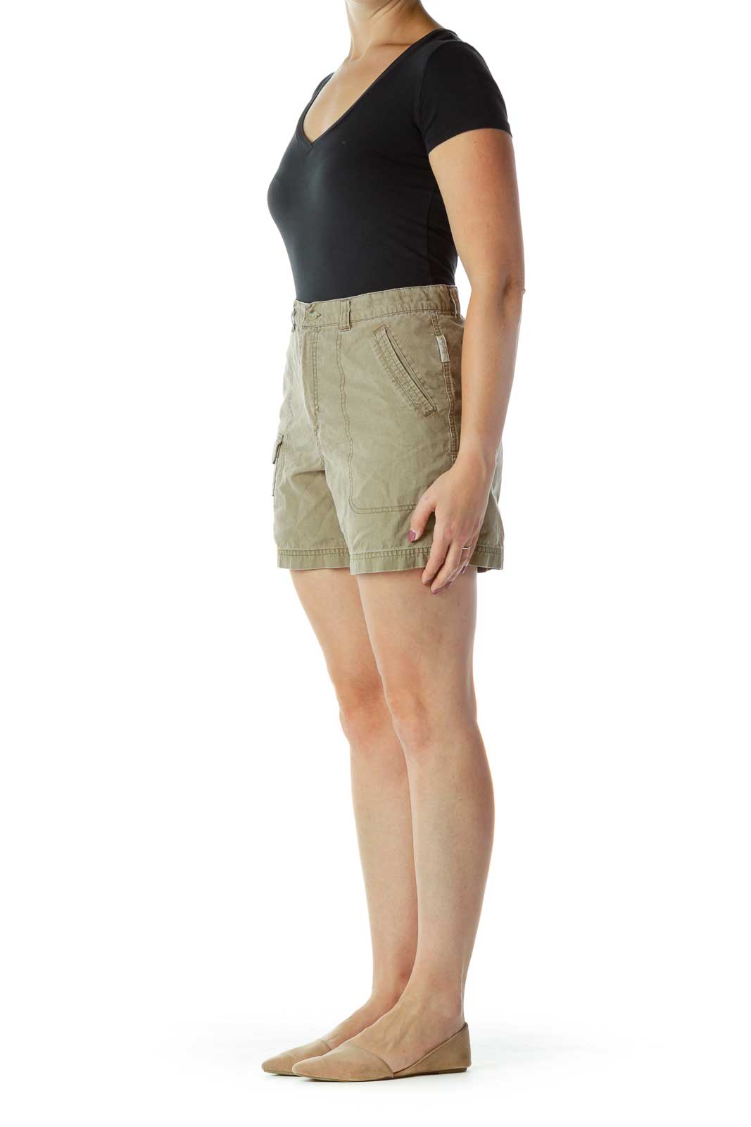 Brown Cargo Shorts