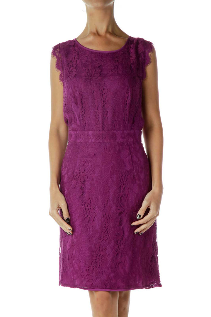 Purple Lace Dress