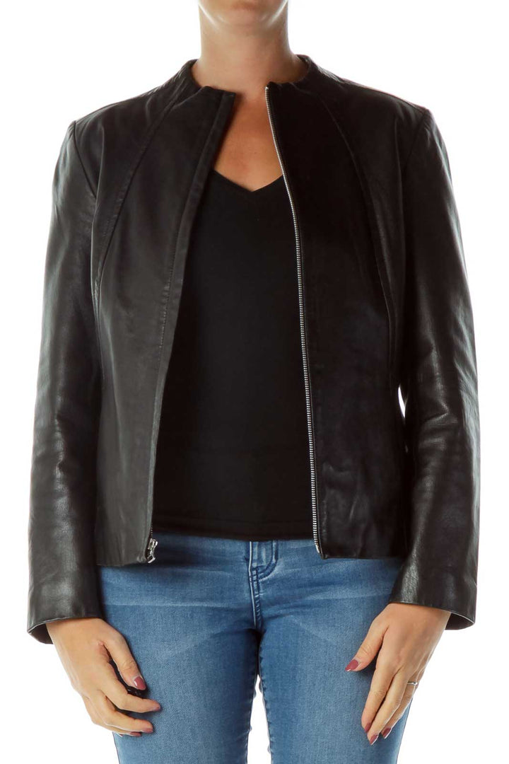 Black Genuine Leather Jacket