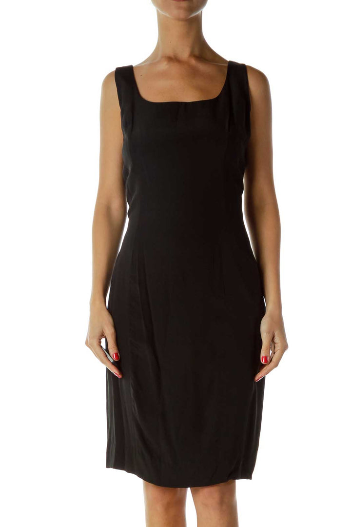 Black Silk Cocktail Dress