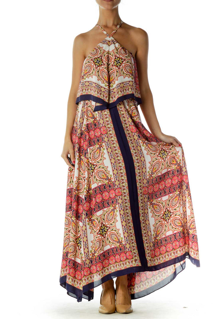 Multicolor Paisley Maxi Dress