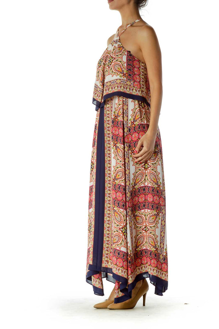 Multicolor Paisley Maxi Dress