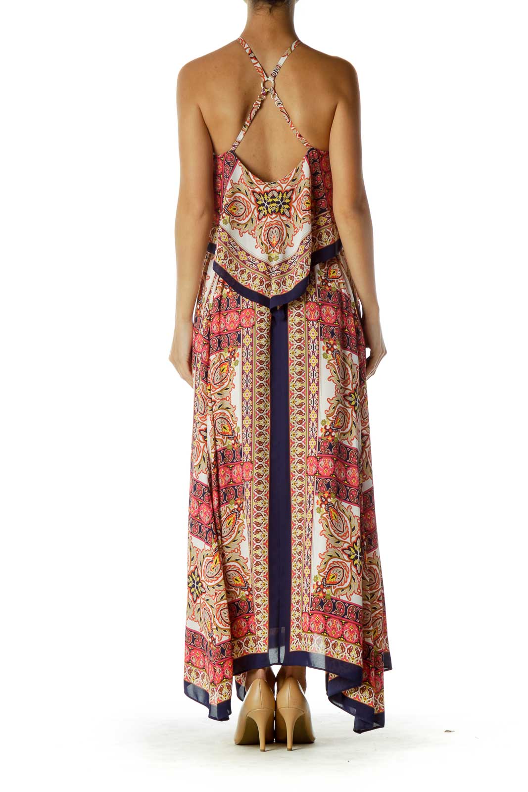 Multicolor Paisley Maxi Dress