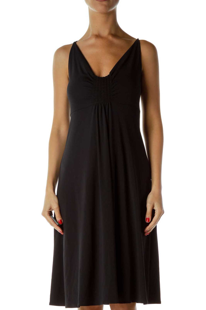 Black Halter Neck Dress