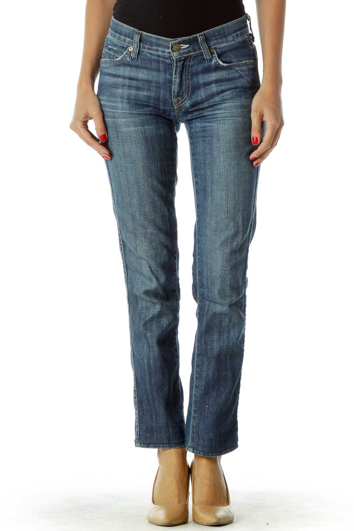 Blue Denim Skinny Jeans