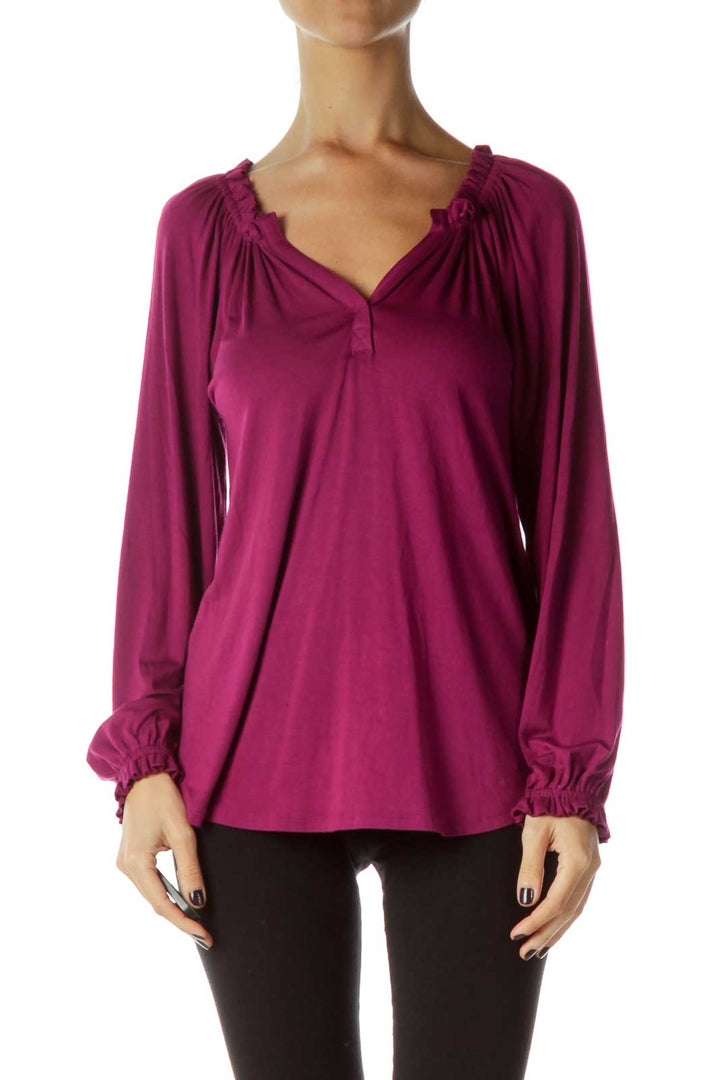 Purple Long Sleeve Shirt