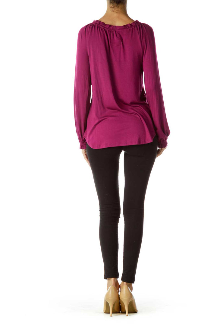 Purple Long Sleeve Shirt