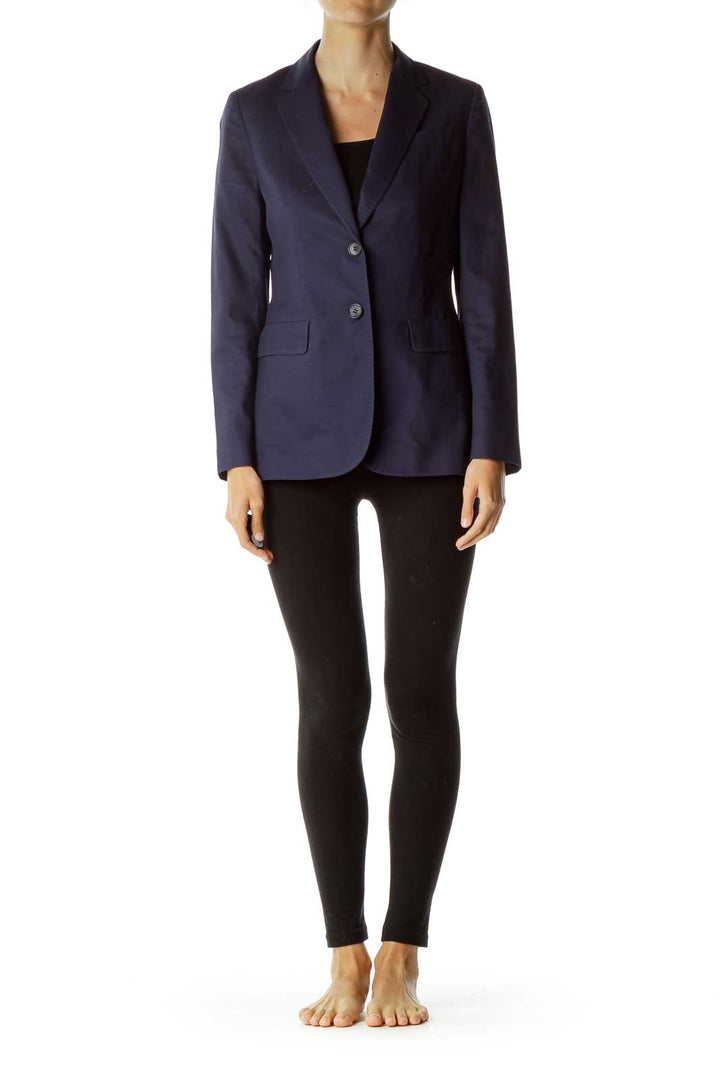 Navy Single Breast Blazer