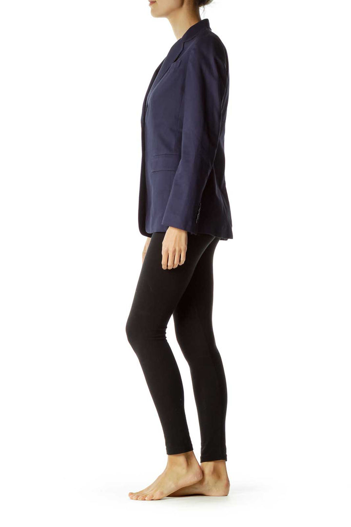 Navy Single Breast Blazer