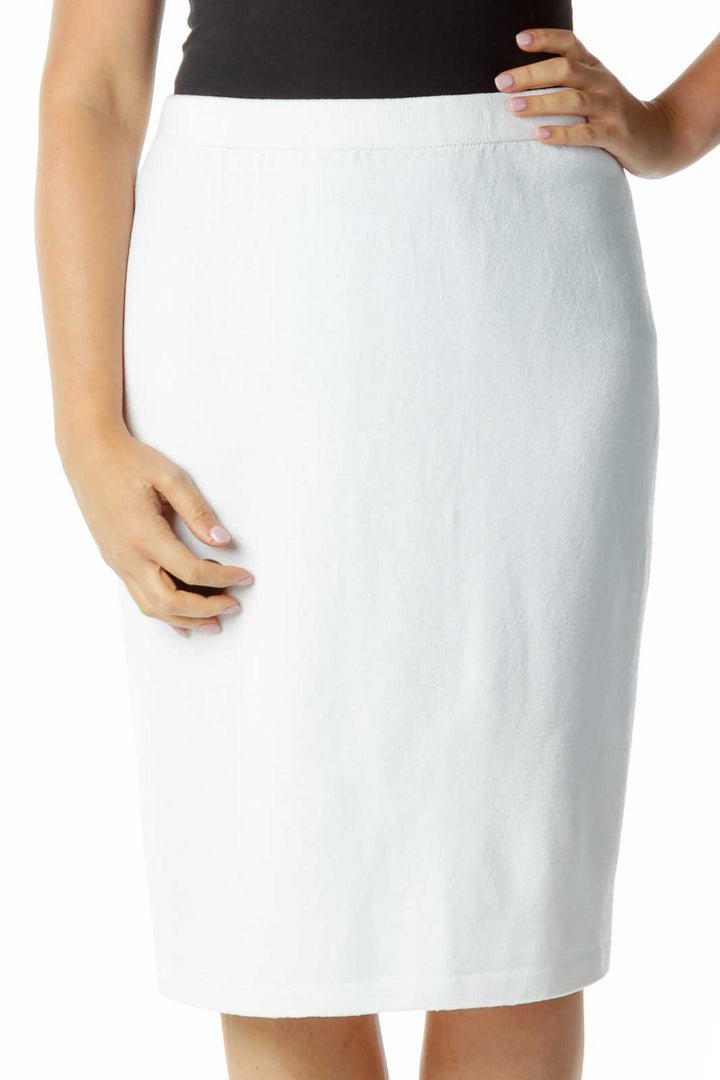 White A-Line Skirt