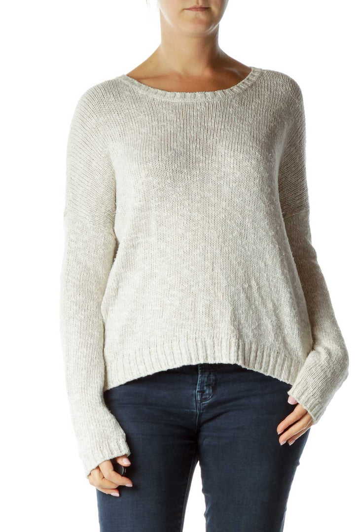 Beige Knit Sweater