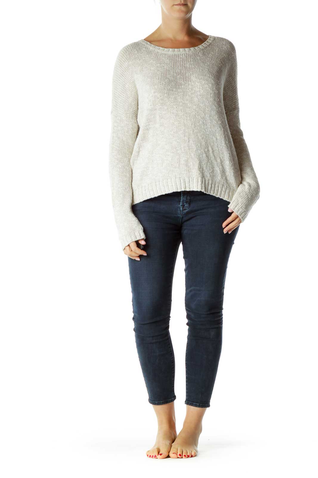 Beige Knit Sweater