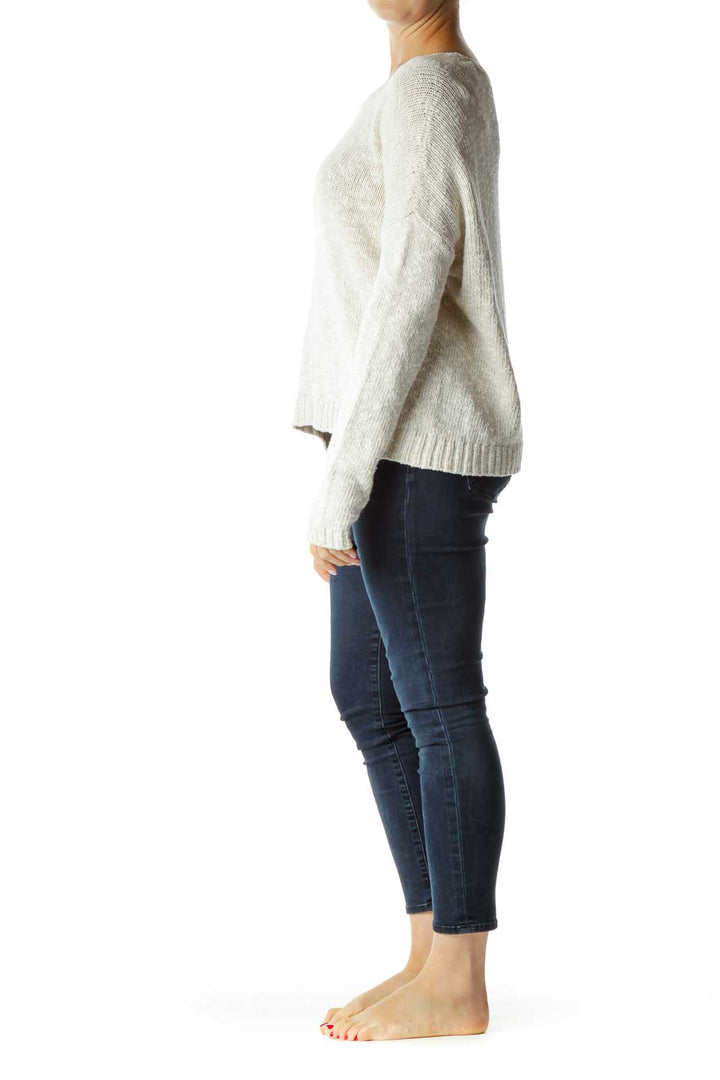 Beige Knit Sweater