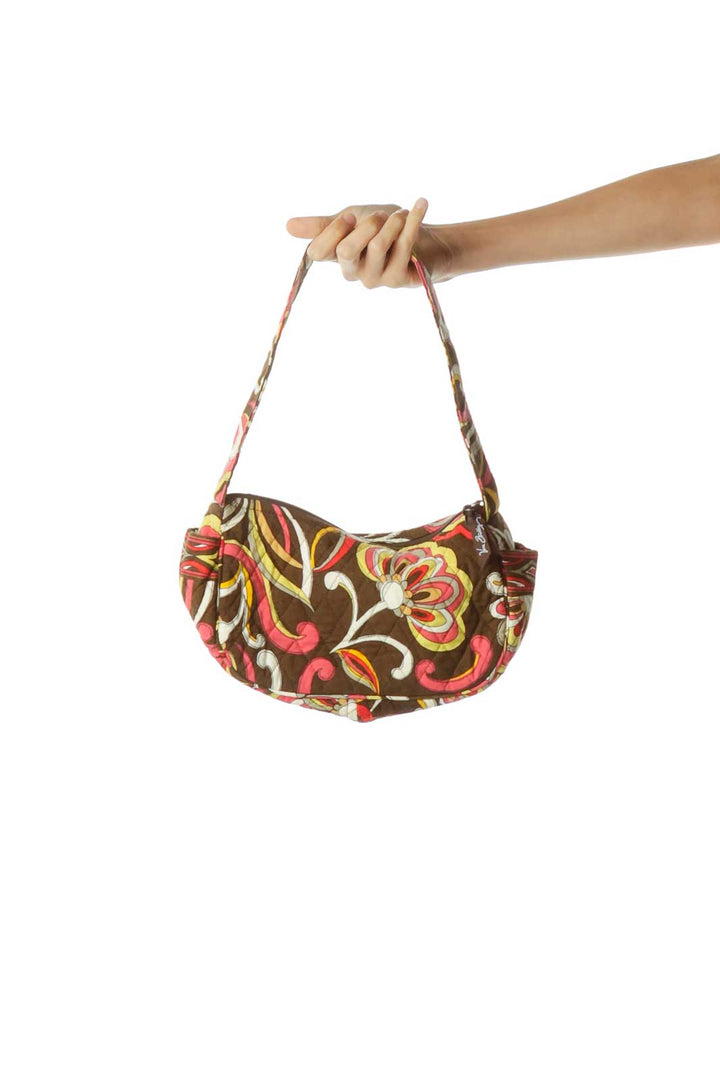 Brown Multicolor Mini Shoulder Bag