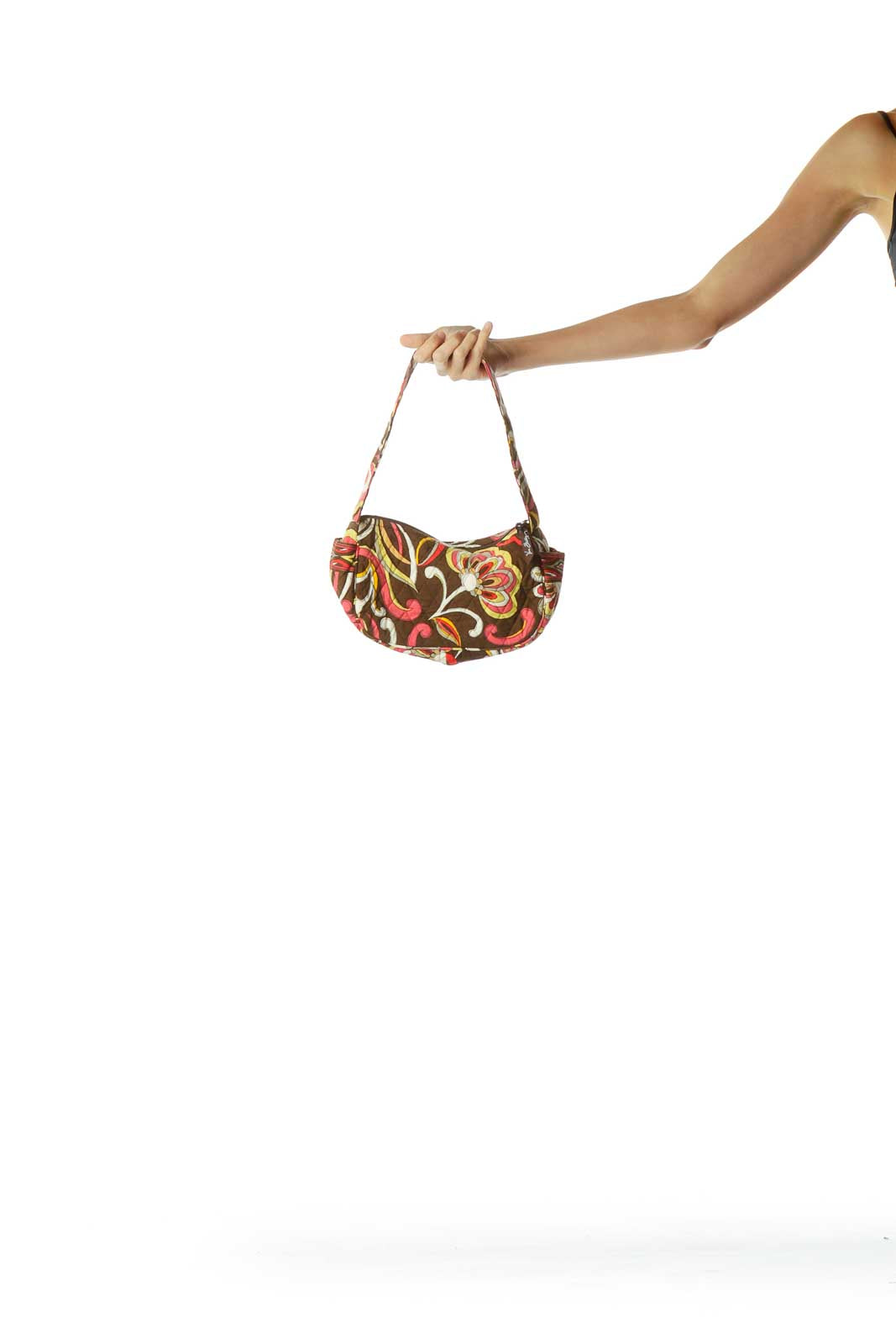 Brown Multicolor Mini Shoulder Bag