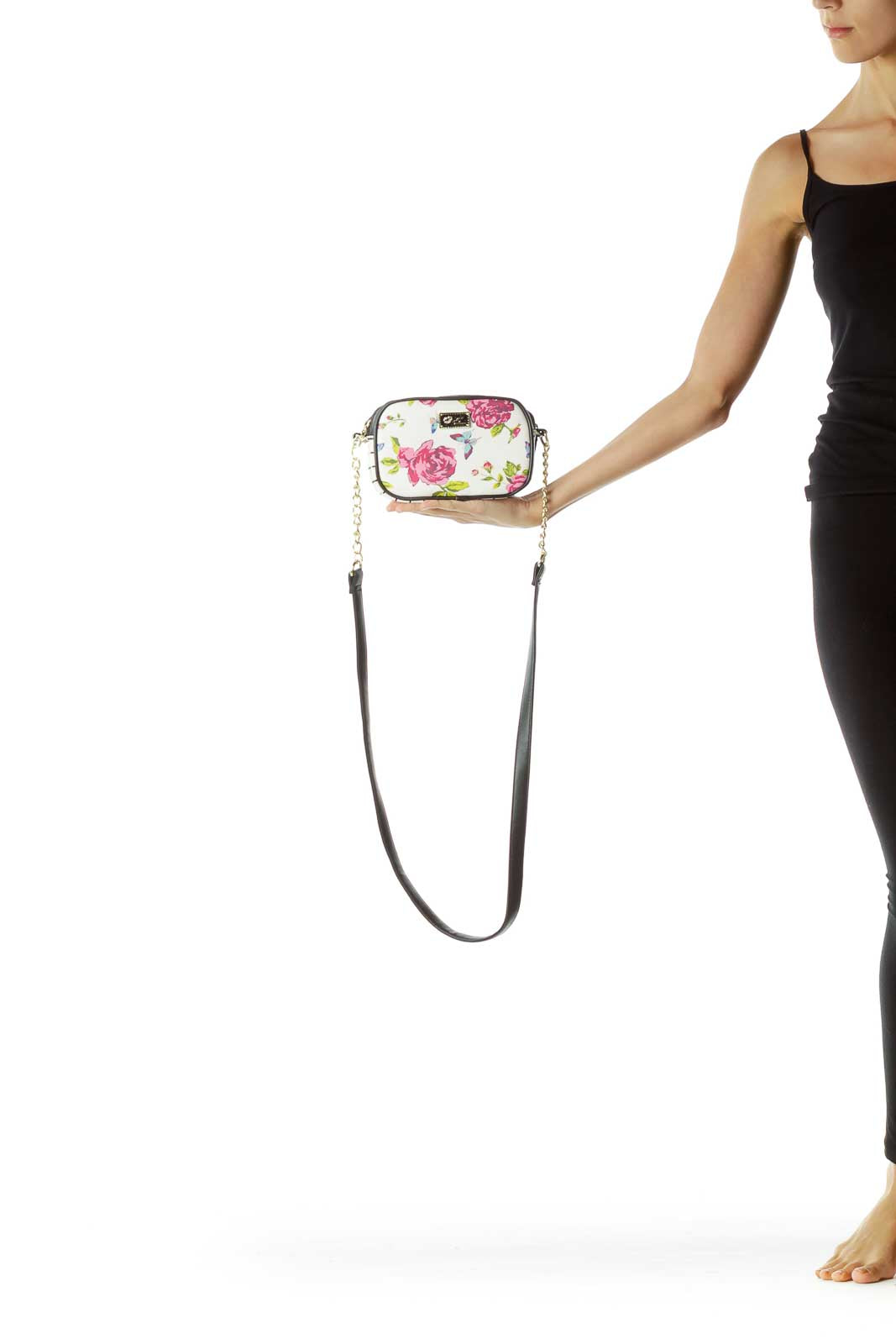 Multicolor Floral Print Cross Body Bag