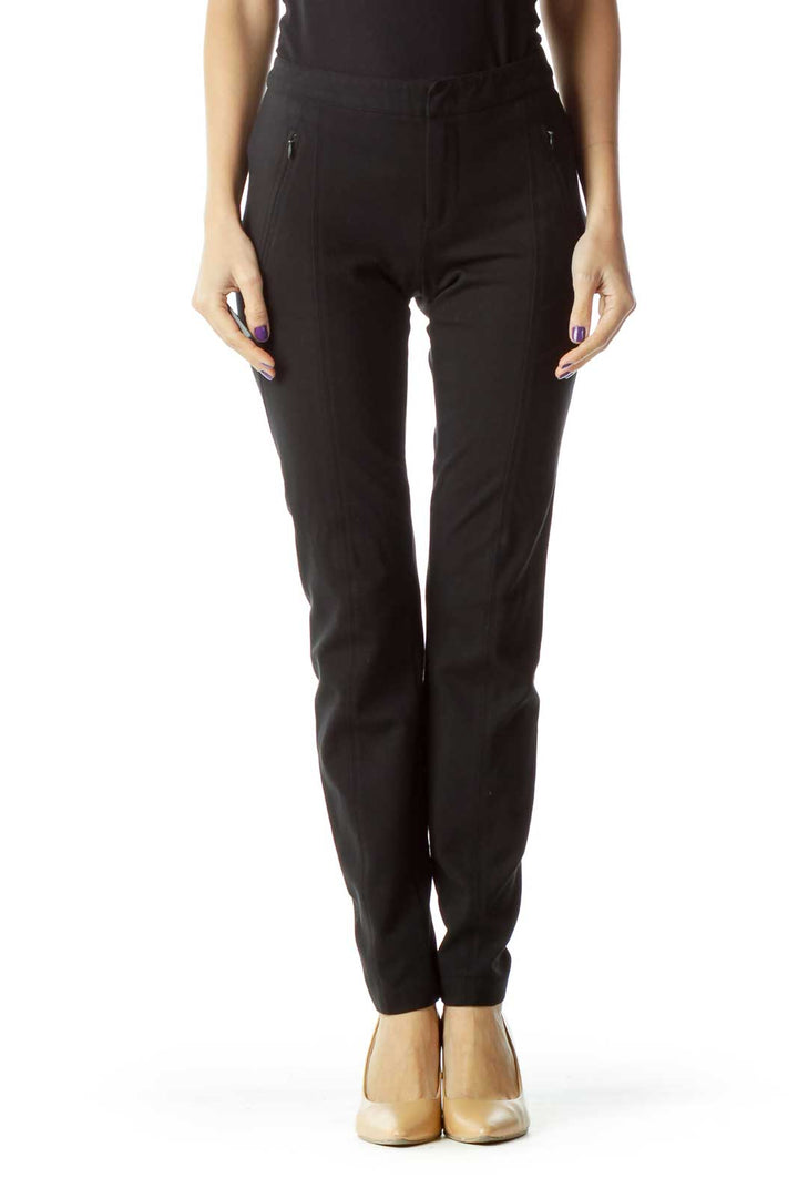 Black Tapered Pants