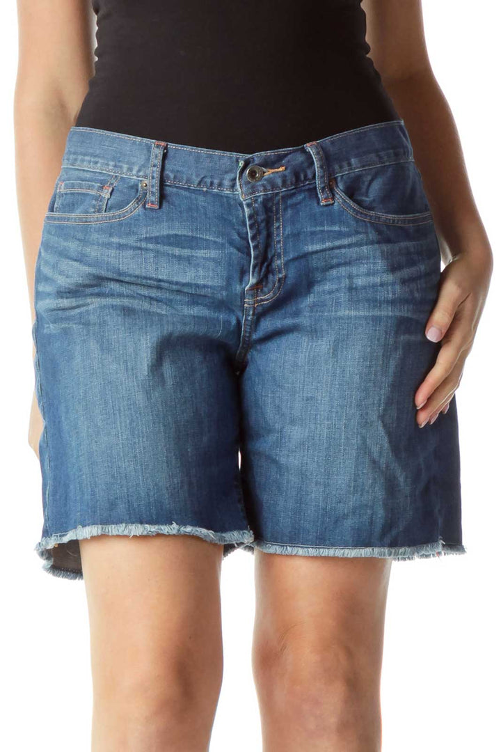 Blue Abbey Short Denim Shorts