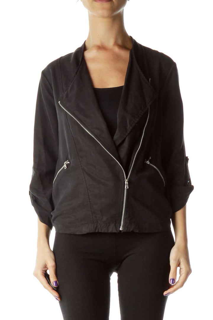 Black Bomber Jacket