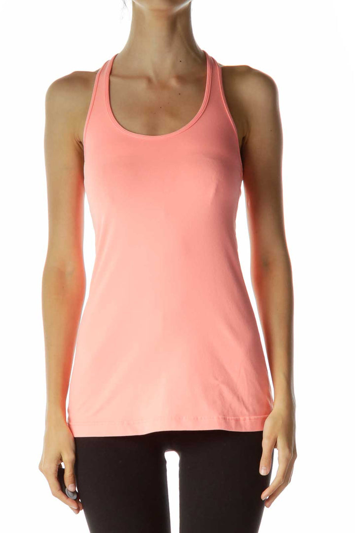 Orange Racerback Tank Top