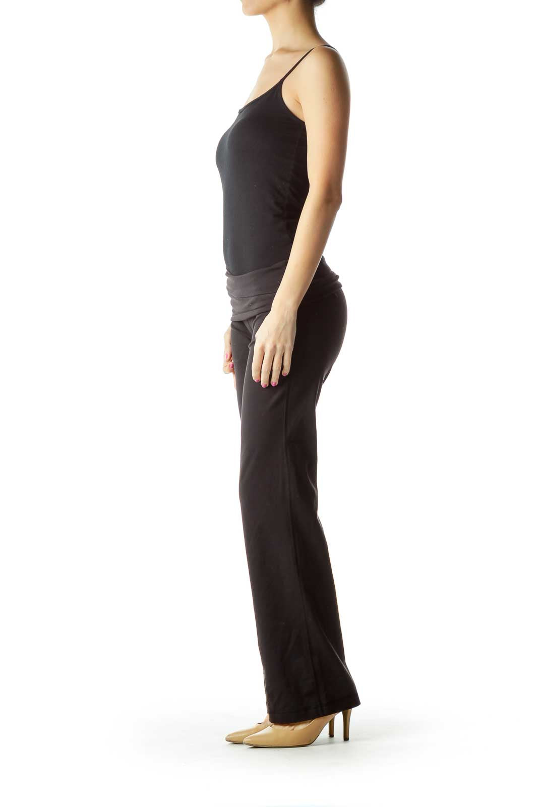 Black Flared Yoga Pants