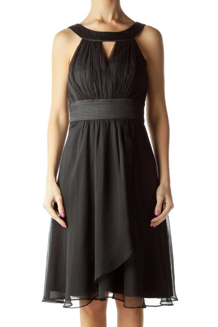 Black A-Line Cocktail Dress