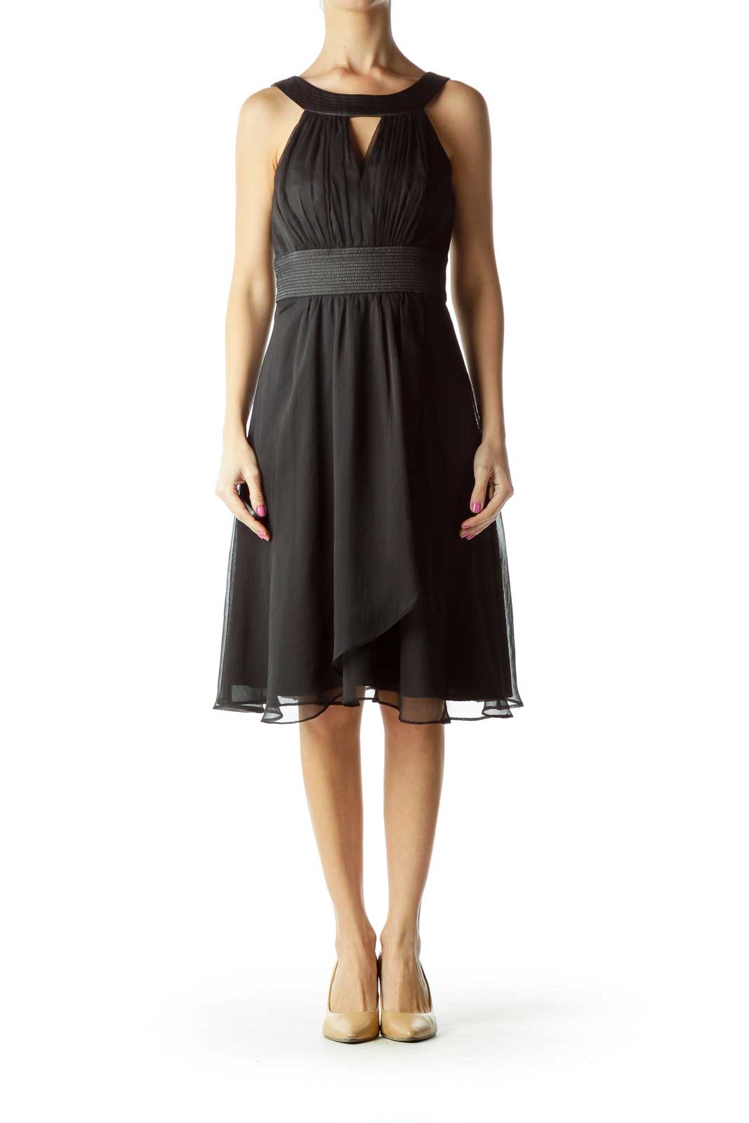 Black A-Line Cocktail Dress