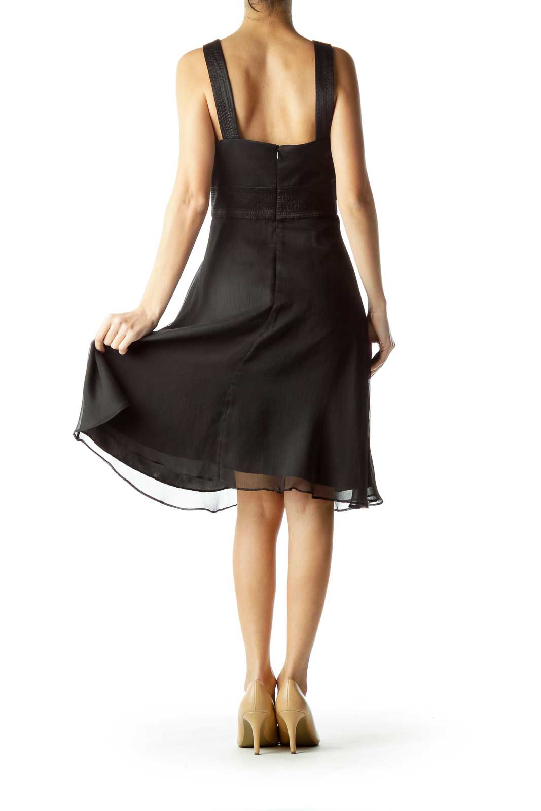 Black A-Line Cocktail Dress