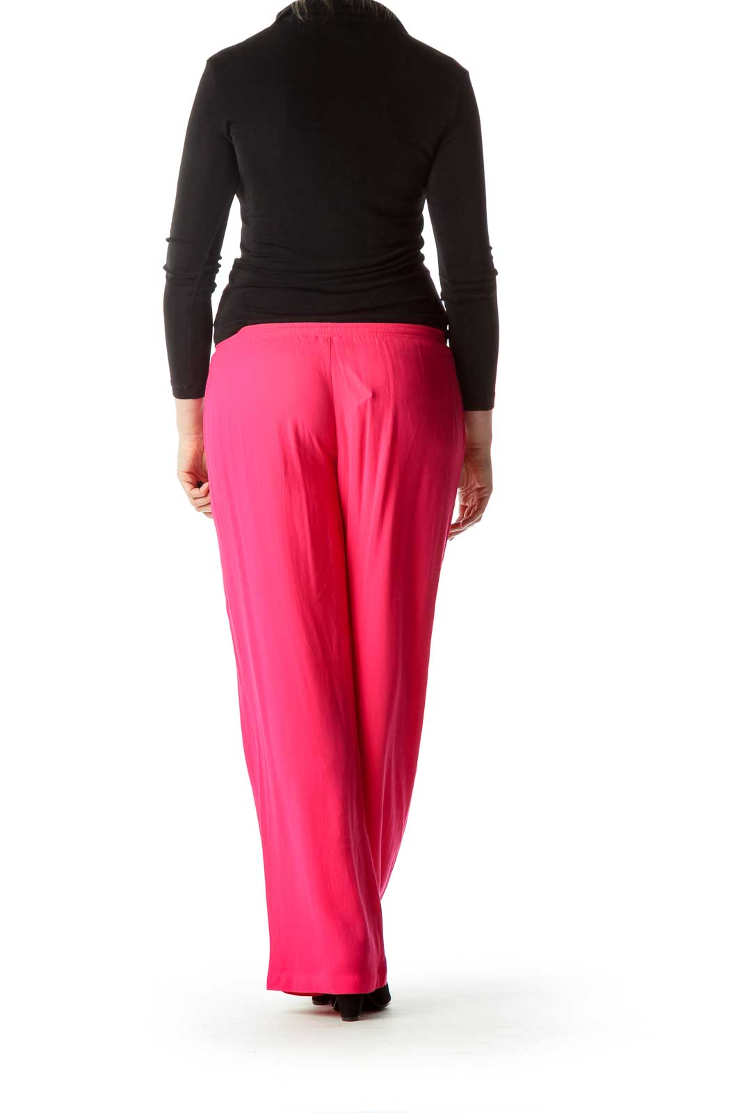 Pink Drawstring Track Pants