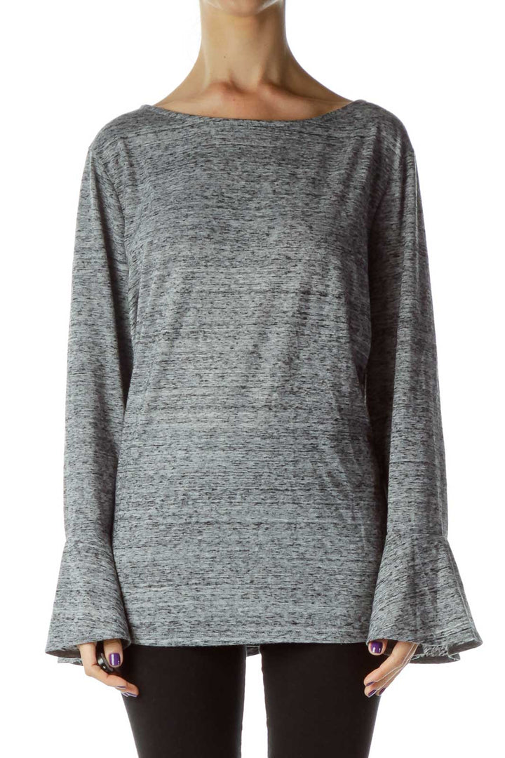 Gray Mottled Sweatshirts