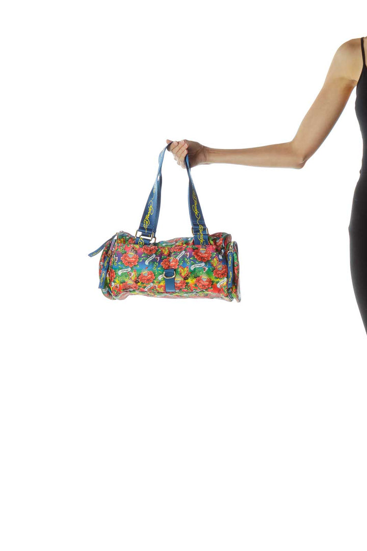 Multicolor Print Shoulder Bag