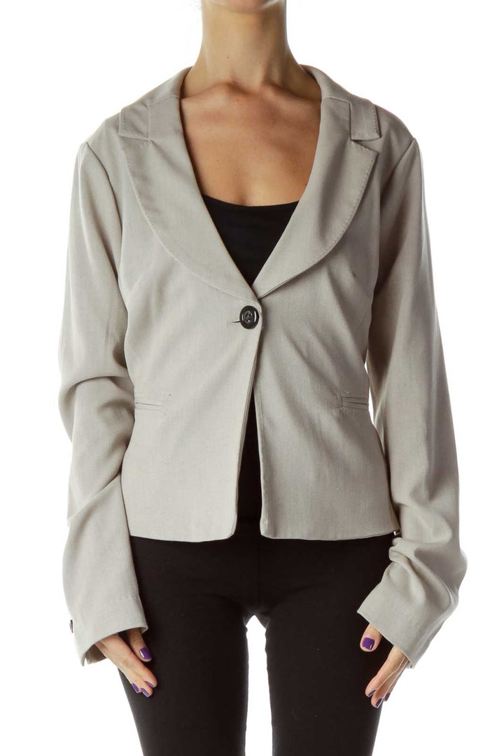 Beige Soft Blazer