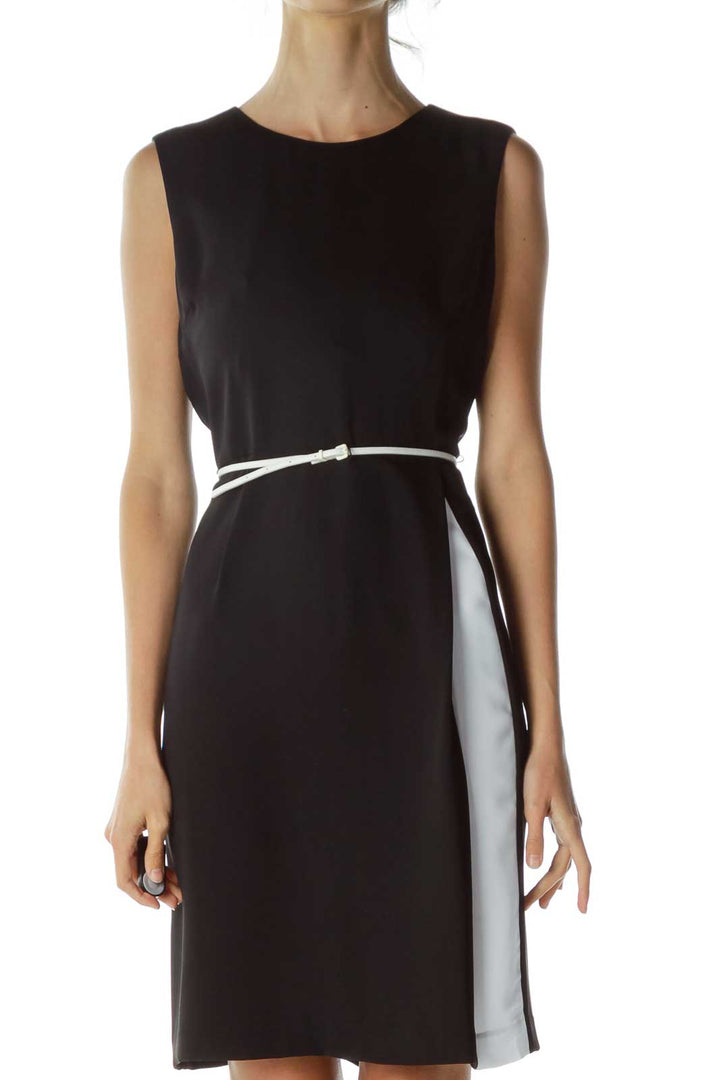 Black Soft Sheath Dress