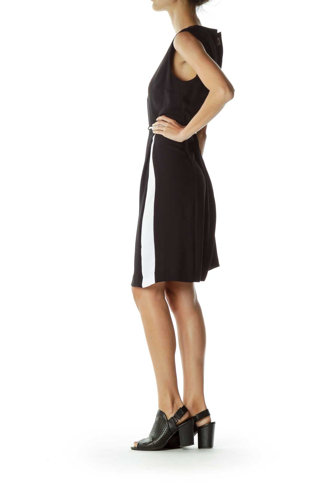 Black Soft Sheath Dress