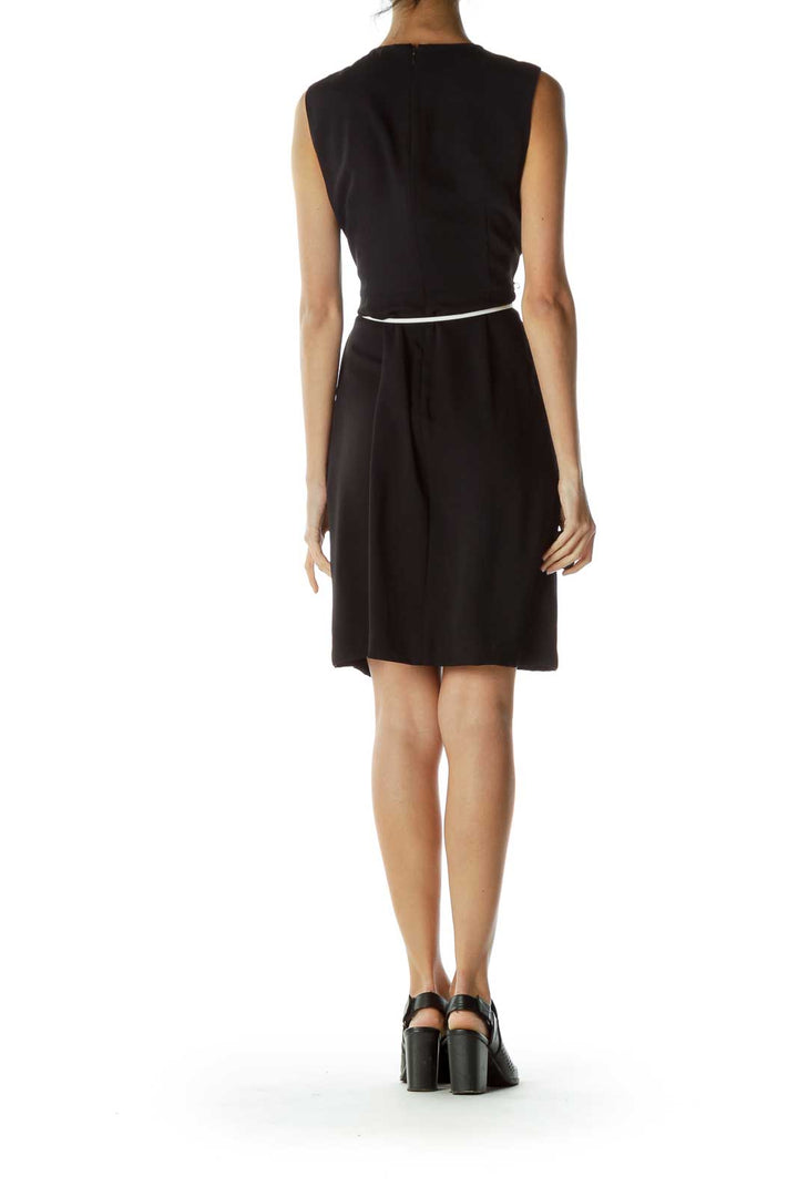 Black Soft Sheath Dress