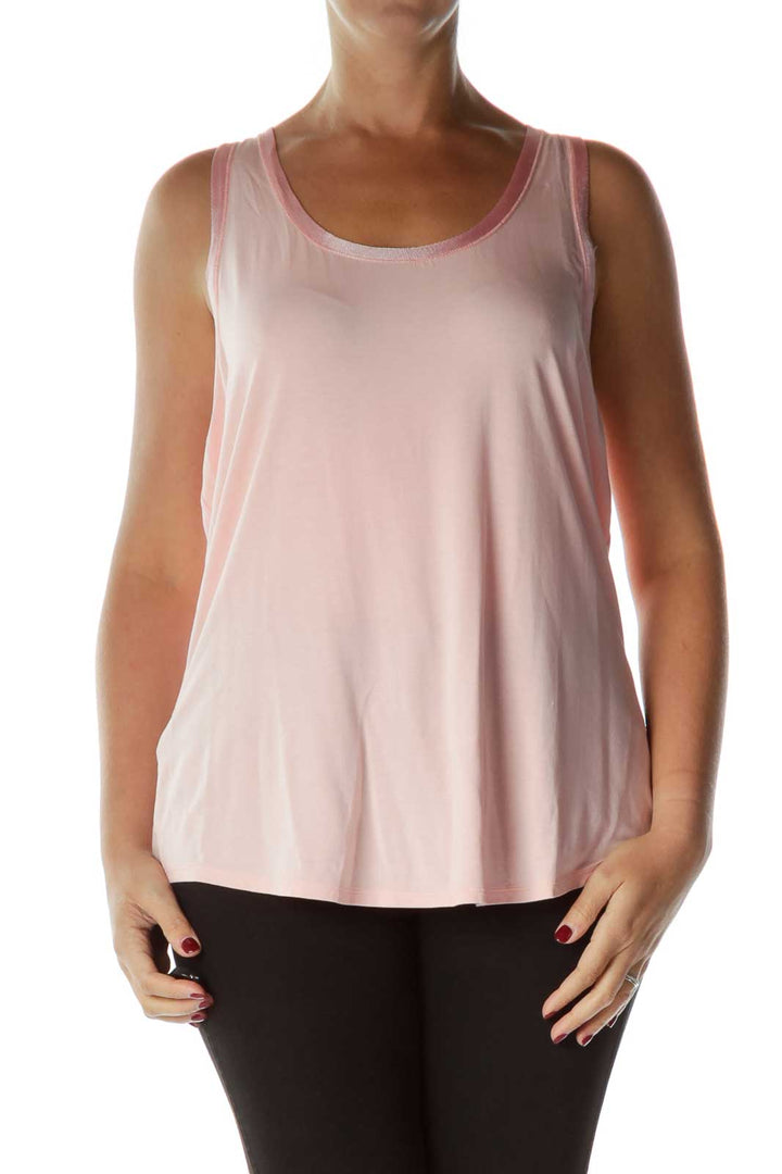 Pink Racerback Tank Top