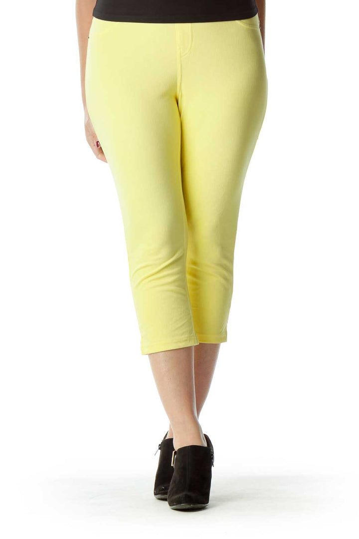 Yellow Jegging Capri