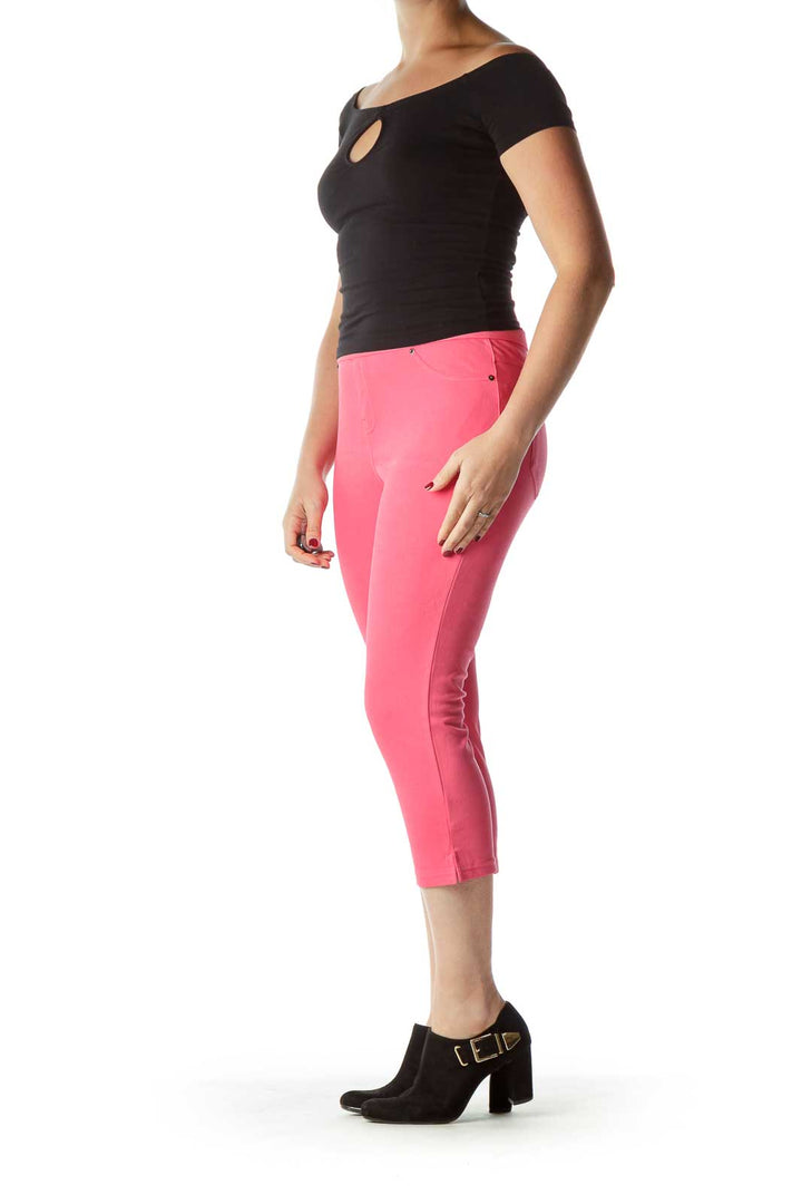 Pink Jegging Capri