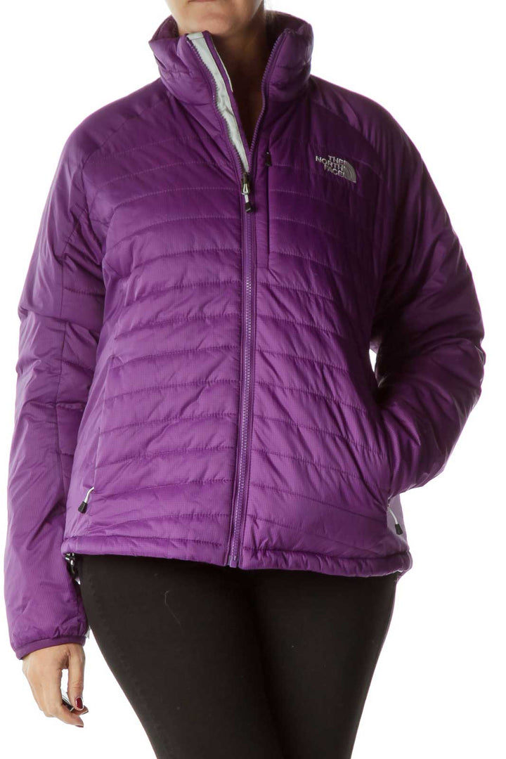 Purple PrimaLoft Padded Coat